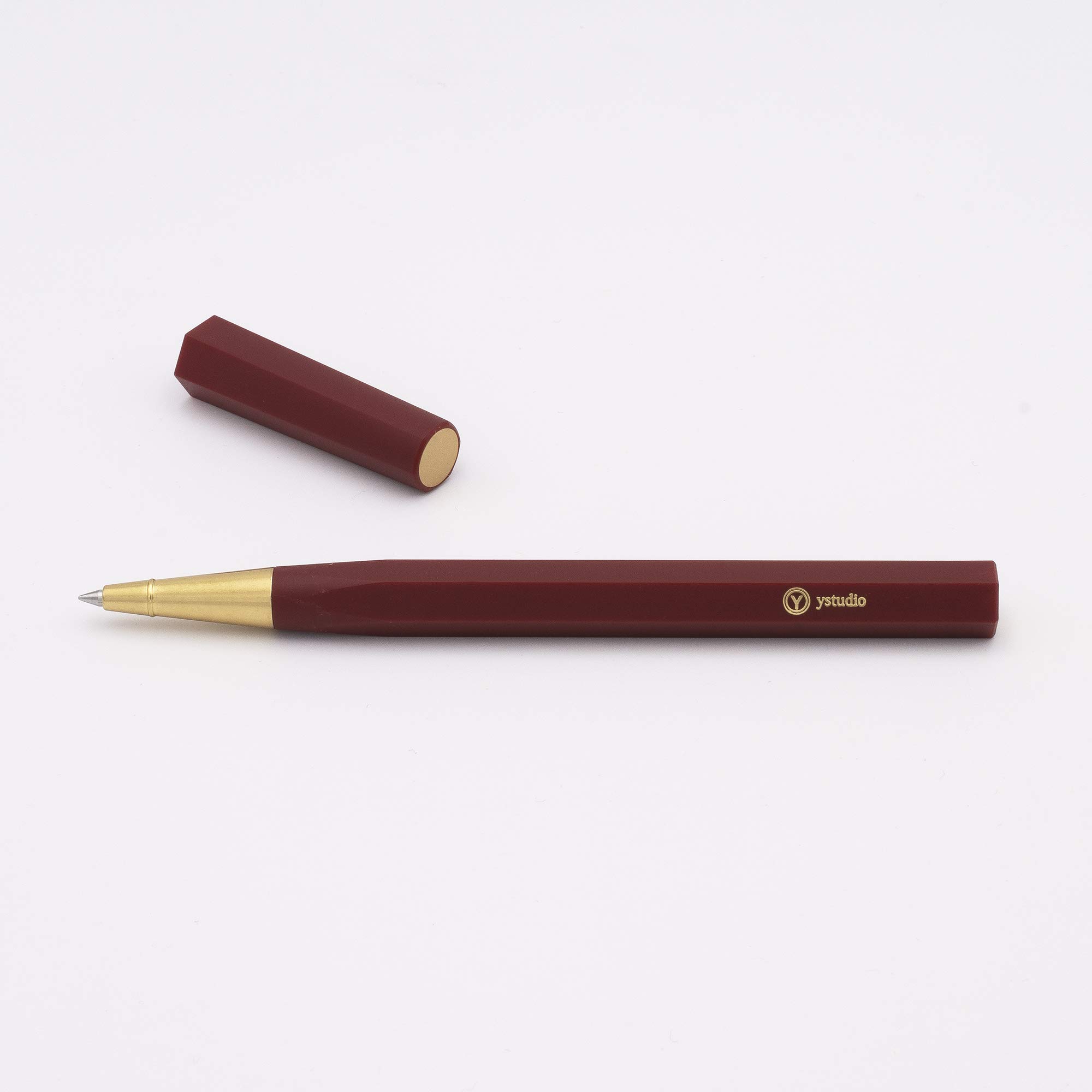Amazon | YStudio 真鍮&樹脂ローラーボールペン ローラーボール